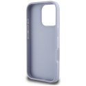 Etui Guess Hot Stamp 4G Pattern Triangle Metal Logo do i Phone 16 Pro fioletowy