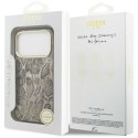 Etui Guess Python Pattern Mag Safe do i Phone 17 Pro brązowy