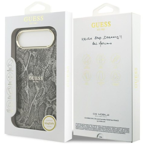 Etui Guess Python Pattern Mag Safe do i Phone Air czarny