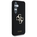 Etui Guess Silicone Big 4G Logo Bottom Script Samsung Galaxy S25 czarny
