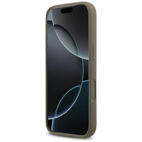 Etui Guess Silicone Big 4G Script do i Phone 17 Pro brązowy