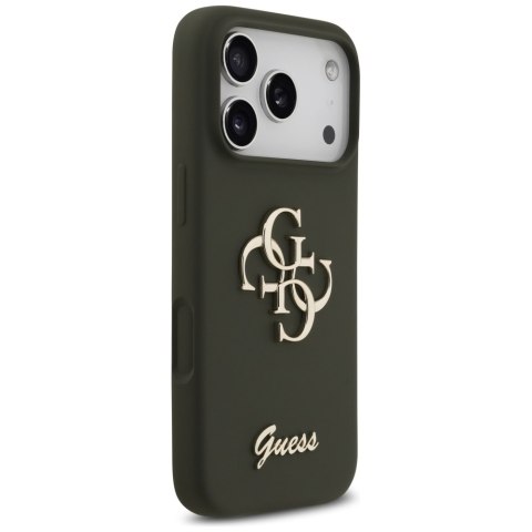 Etui Guess Silicone Big 4G Script do i Phone 17 Pro khaki