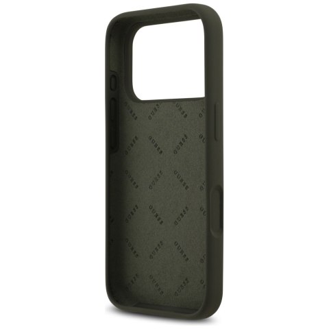 Etui Guess Silicone Big 4G Script do i Phone 17 Pro khaki