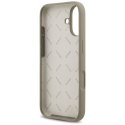 Etui Guess Silicone Big 4G Script do i Phone 17 brązowy