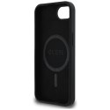Etui Guess Silicone Script Metal Logo Mag Safe do i Phone 16e czarny