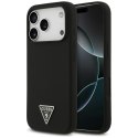 Etui Guess Silicone Triangle Logo Mag Safe do i Phone 17 Pro czarny
