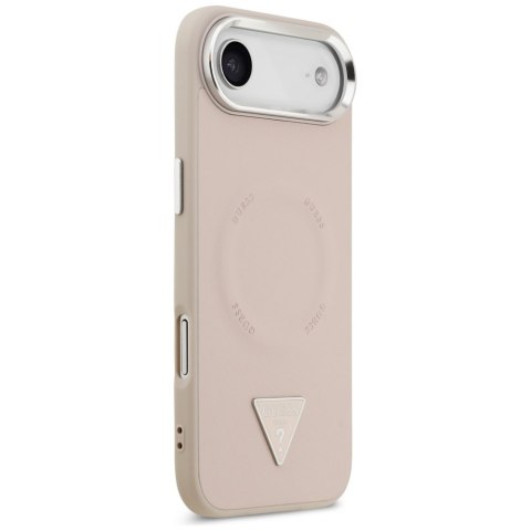 Etui Guess Triangle Logo Mag Safe do i Phone Air różowy