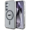 Etui Karl Lagerfeld Button Karl Head Printed Logo Mag Safe do Samsung Galaxy S25 czarny