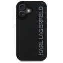 Etui Karl Lagerfeld HC 3D Rubber Elongated Glitter do i Phone 16 czarny