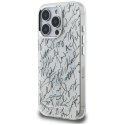 Etui Karl Lagerfeld IML Karl Script Pattern Mag Safe do i Phone 16 Pro biały