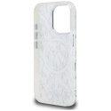 Etui Karl Lagerfeld IML Karl Script Pattern Mag Safe do i Phone 16 Pro biały