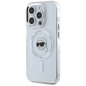 Etui Karl Lagerfeld IML Metal Karl Head Mag Safe do i Phone 15 Pro Max biały