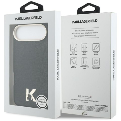 Etui Karl Lagerfeld Karl Head Logo Mag Safe do i Phone Air czarny