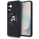 Etui Karl Lagerfeld Silicone Karl&Choupette Heads Mag Safe do Samsung Galaxy S25 FE czarny