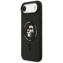 Etui Karl Lagerfeld Silicone Karl&Choupette Ring Mag Safe do i Phone Air czarny