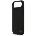 Etui Mercedes Leather Large Laurel Leave Mag Safe do i Phone Air czarny