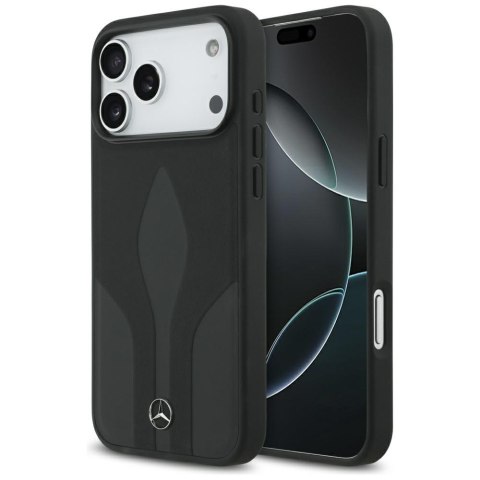 Etui Mercedes Leather The Move Mag Safe do i Phone 17 Pro Max czarny