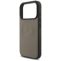 Etui Mercedes Leather Vintage Logo Mag Safe do i Phone 17 Pro taupe