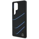 Etui Mercedes Silicone Contrasted Curves Mag Safe do Samsung Galaxy S25 Ultra czarny