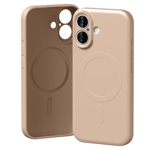 Etui Mercury Semi-Silicone Mag Safe do i Phone 17 różowo-piaskowy