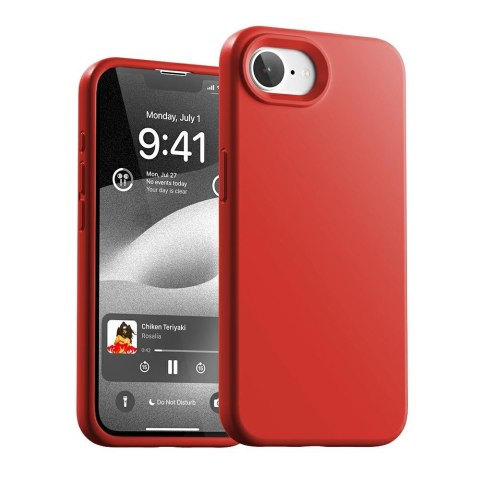 Etui Mercury Silicone do i Phone 16e czerwony