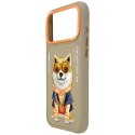 Etui Nimmy Glasses Cool Dog do i Phone 17 Pro beżowy
