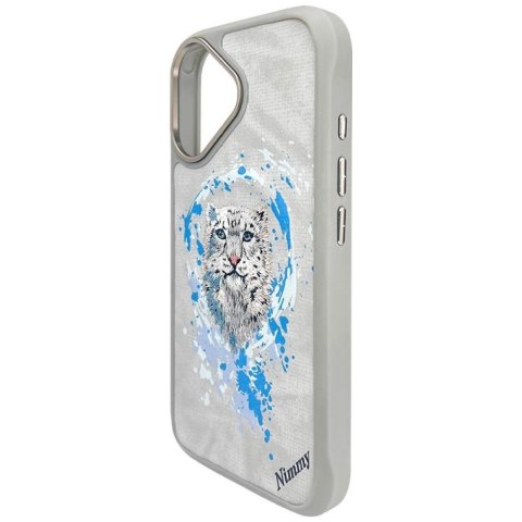Etui Nimmy Pantera Mag Safe do i Phone 16 jasno szary