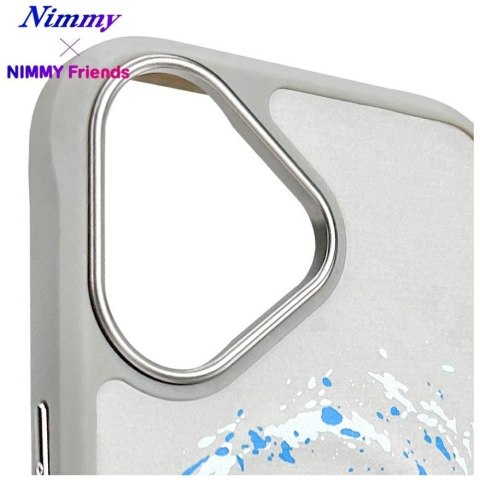 Etui Nimmy Pantera Mag Safe do i Phone 16 jasno szary