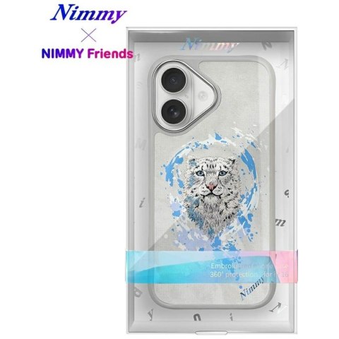 Etui Nimmy Pantera Mag Safe do i Phone 16 jasno szary