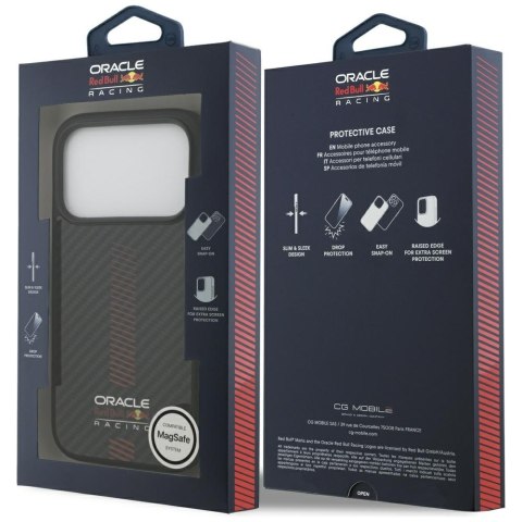 Etui Red Bull Kevlar Powerbar Mag Safe do i Phone 17 Pro czarny