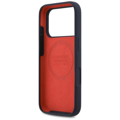 Etui Red Bull Silicone Horizontal Cente red Logo Mag Safe do i Phone 17 Pro Max granatowy