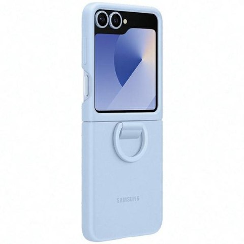 Etui Samsung EF-PF741TLEGWW Z Flip 6 niebieski/blue Silicone Case with Ring