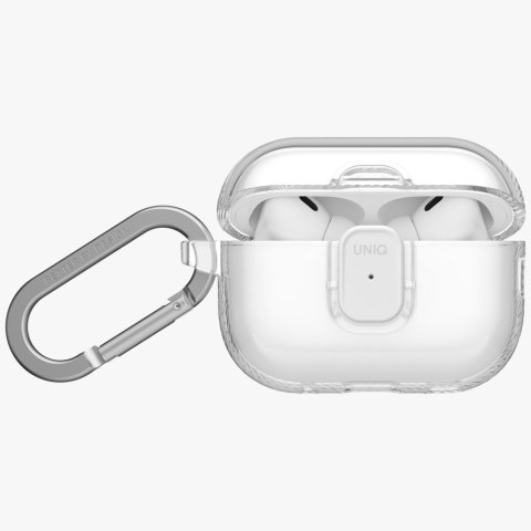 Etui UNIQ Glase Pro do Air Pods Pro 3 Lock Case przezroczysty