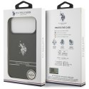 Etui US Polo DH and Bottom Stripe Logo Mag Safe do i Phone 17 Pro Max czarny
