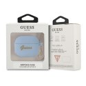 Guess GUA3LSCHSB Air Pods 3 cover niebieski/blue Silicone Charm Heart Collection