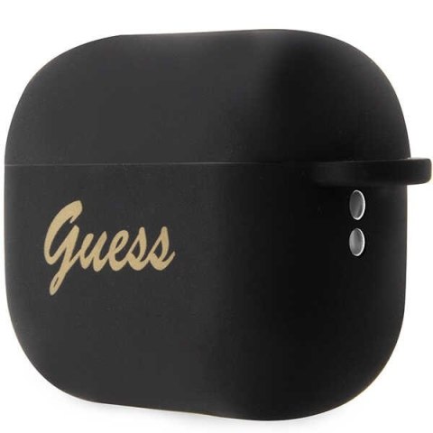 Guess GUAP2LSCHSK Air Pods Pro 2 (2022/2023) cover czarny/black Silicone Charm Heart Collection