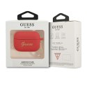 Guess GUAPLSCHSR Air Pods Pro cover czerwony/red Silicone Charm Heart Collection