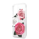 Guess GUHCN58ROSTRT i Phone 11 Pro transparent hardcase Flower Desire Pink & White Rose