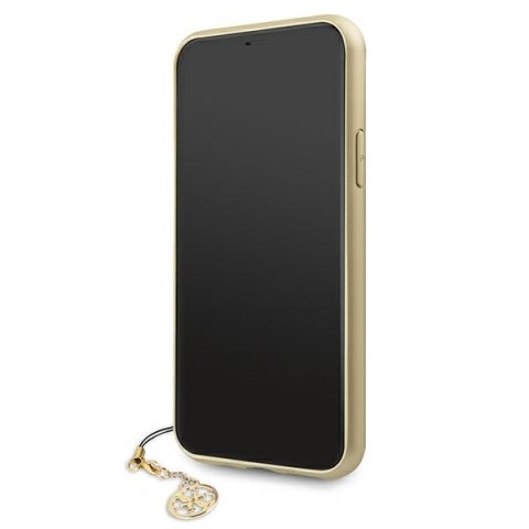 Guess GUHCN61GF4GGR i Phone 11 6,1" / Xrgrey/szary hard case 4G Charms Collection