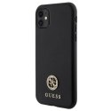 Guess GUHCN61PS4DGPK i Phone 11 / Xr 6.1" czarny/black hardcase Strass Metal Logo