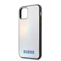 Guess GUHCN65BLD i Phone 11 Pro Max srebrny/silver hard case Iridescent