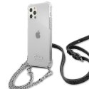 Guess GUHCP12LKC4GSSI i Phone 12 Pro Max 6,7" Transparent hardcase 4G Silver Chain