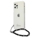 Guess GUHCP12LKPSBK i Phone 12 Pro Max6,7" Transparent hardcase Black Pearl