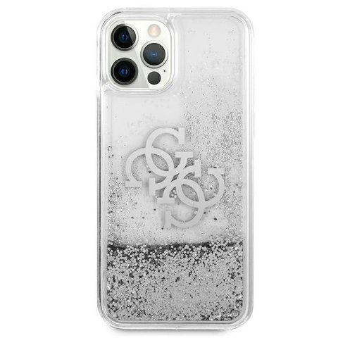 Guess GUHCP12LLG4GSI i Phone 12 Pro Max6,7" srebrny/silver hardcase 4G Big Liquid Glitter