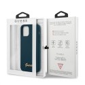 Guess GUHCP12LLSLMGBL i Phone 12 Pro Max 6,7" niebieski/blue hardcase Metal Logo Script