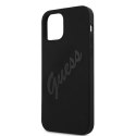 Guess GUHCP12LLSVSBK i Phone 12 Pro Max 6,7" czarny/black hardcase Script Vintage