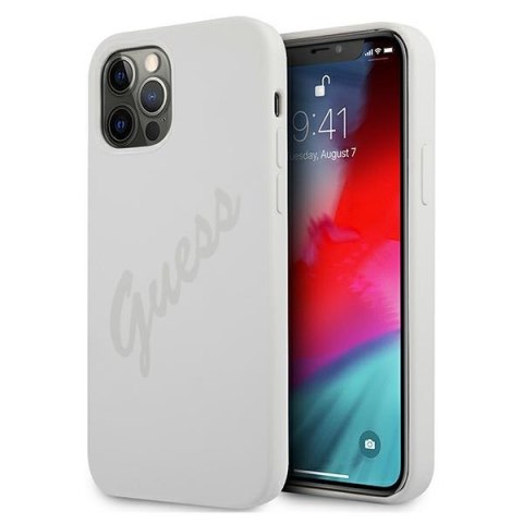 Guess GUHCP12LLSVSCR i Phone 12 Pro Max6,7" kremowy/cream hardcase Script Vintage