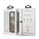 Guess GUHCP12LPCUGL4GBK i Phone 12 Pro Max 6,7" czarny/black hard case Glitter 4G Big Logo