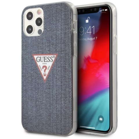 Guess GUHCP12LPCUJULDB i Phone 12 Pro Max 6,7" granatowy/dark blue hardcase Jeans Collection