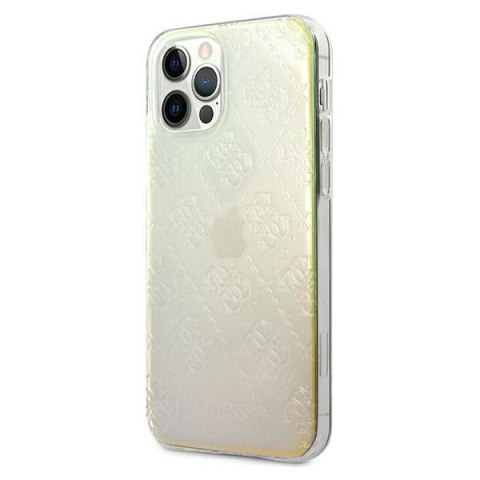 Guess GUHCP12M3D4GIRBL i Phone 12/12 Pro6,1" opalowy/iridescent hardcase 4G 3D Pattern Collection